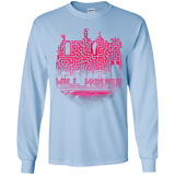 T-Shirts Light Blue / YS Hill House Silhouette Youth Long Sleeve T-Shirt