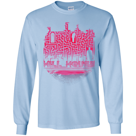 T-Shirts Light Blue / YS Hill House Silhouette Youth Long Sleeve T-Shirt