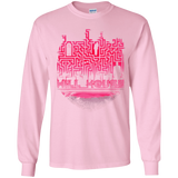 T-Shirts Light Pink / YS Hill House Silhouette Youth Long Sleeve T-Shirt