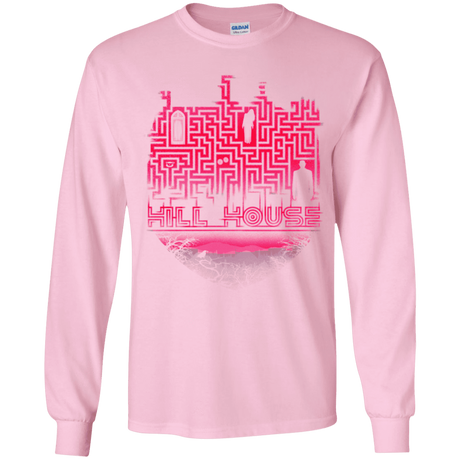 T-Shirts Light Pink / YS Hill House Silhouette Youth Long Sleeve T-Shirt