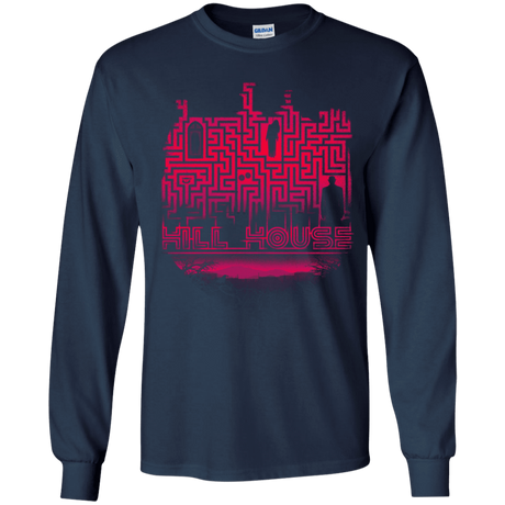T-Shirts Navy / YS Hill House Silhouette Youth Long Sleeve T-Shirt