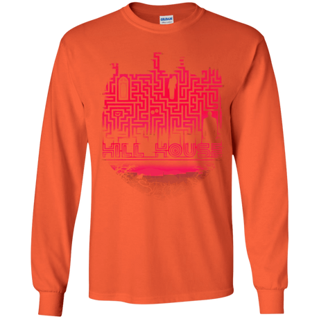 T-Shirts Orange / YS Hill House Silhouette Youth Long Sleeve T-Shirt