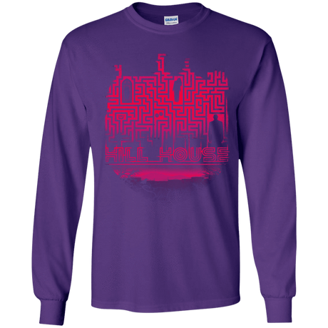 T-Shirts Purple / YS Hill House Silhouette Youth Long Sleeve T-Shirt
