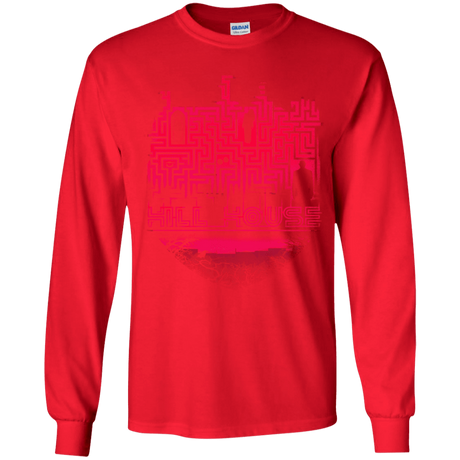 T-Shirts Red / YS Hill House Silhouette Youth Long Sleeve T-Shirt
