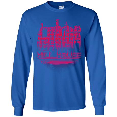 T-Shirts Royal / YS Hill House Silhouette Youth Long Sleeve T-Shirt