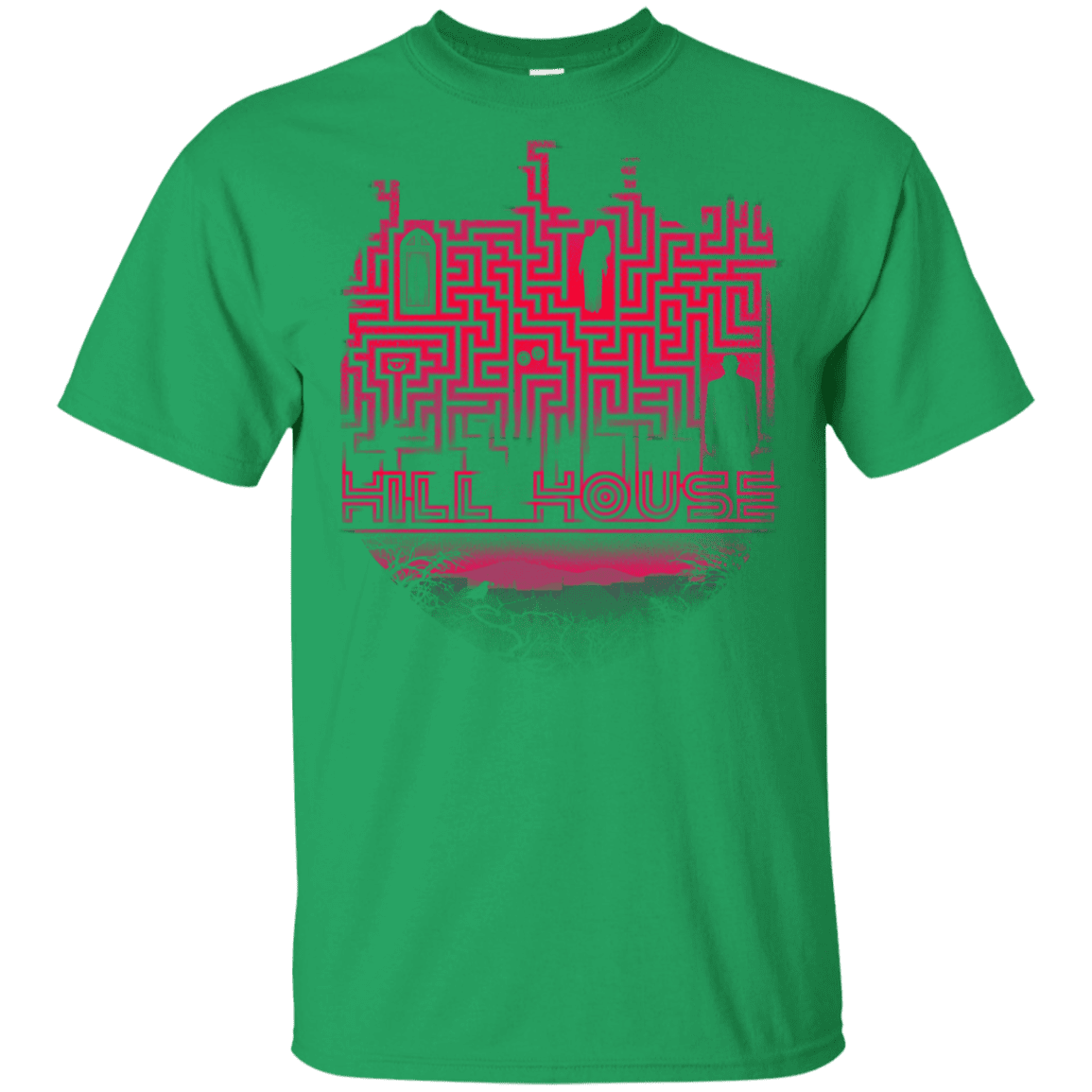 T-Shirts Irish Green / YXS Hill House Silhouette Youth T-Shirt