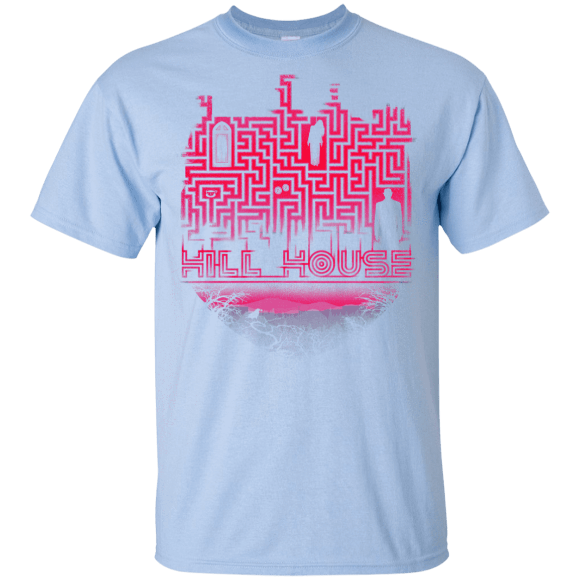 T-Shirts Light Blue / YXS Hill House Silhouette Youth T-Shirt