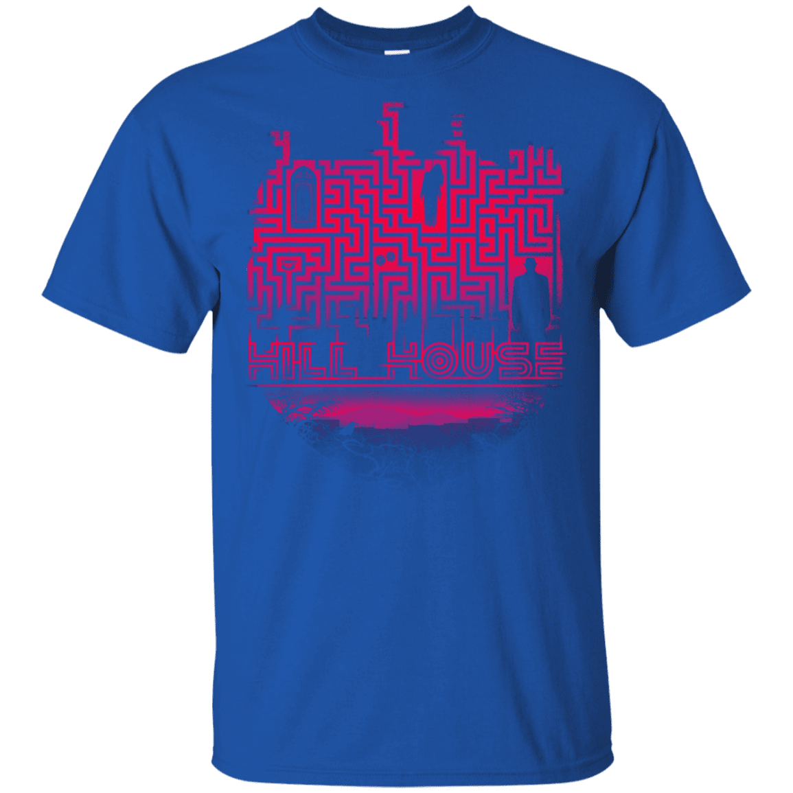 T-Shirts Royal / YXS Hill House Silhouette Youth T-Shirt