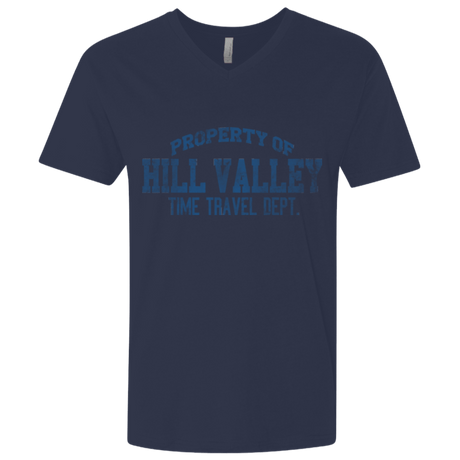 T-Shirts Midnight Navy / X-Small Hill Valley HS Men's Premium V-Neck