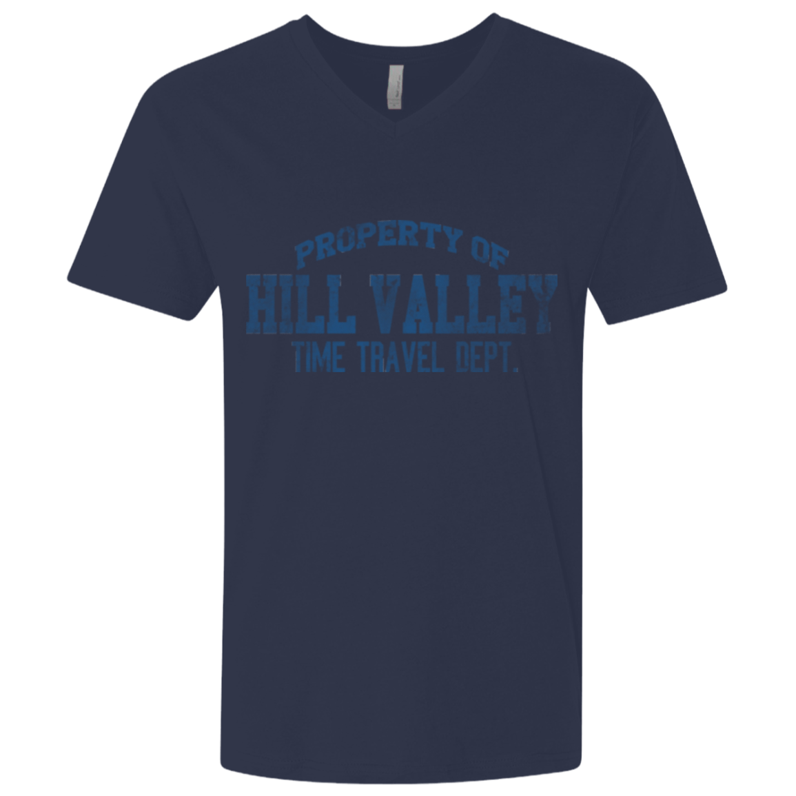 T-Shirts Midnight Navy / X-Small Hill Valley HS Men's Premium V-Neck