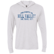 T-Shirts Heather White / X-Small Hill Valley HS Triblend Long Sleeve Hoodie Tee