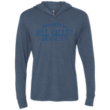 T-Shirts Indigo / X-Small Hill Valley HS Triblend Long Sleeve Hoodie Tee