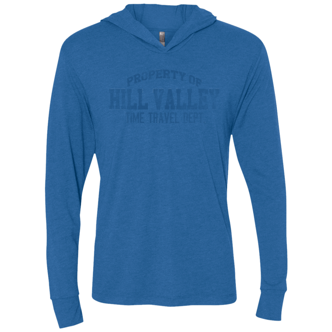 T-Shirts Vintage Royal / X-Small Hill Valley HS Triblend Long Sleeve Hoodie Tee
