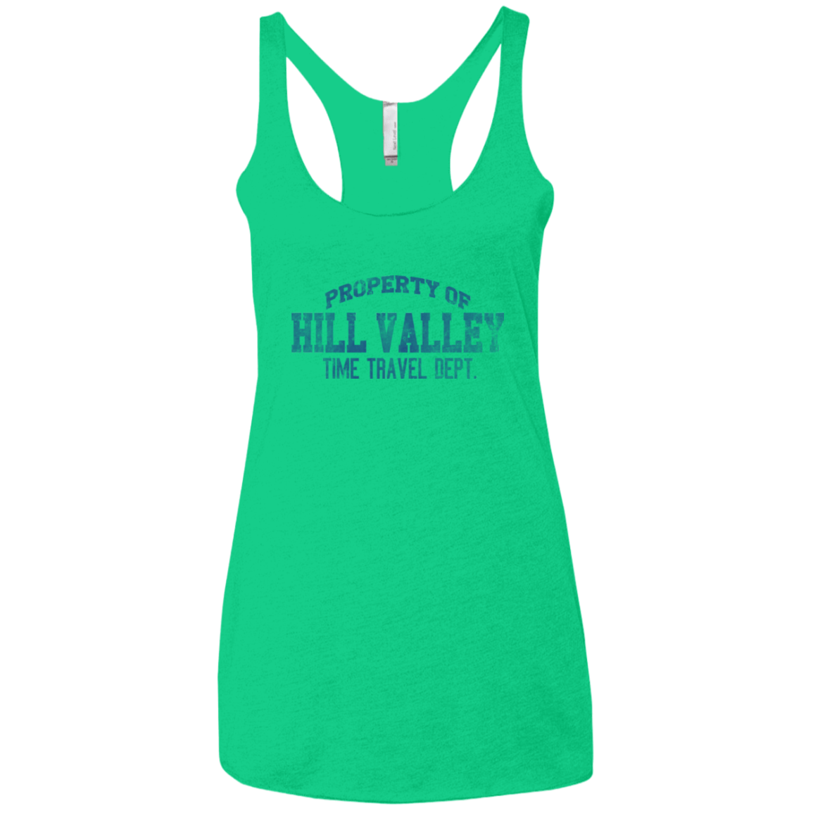 T-Shirts Envy / X-Small Hill Valley HS Women's Triblend Racerback Tank