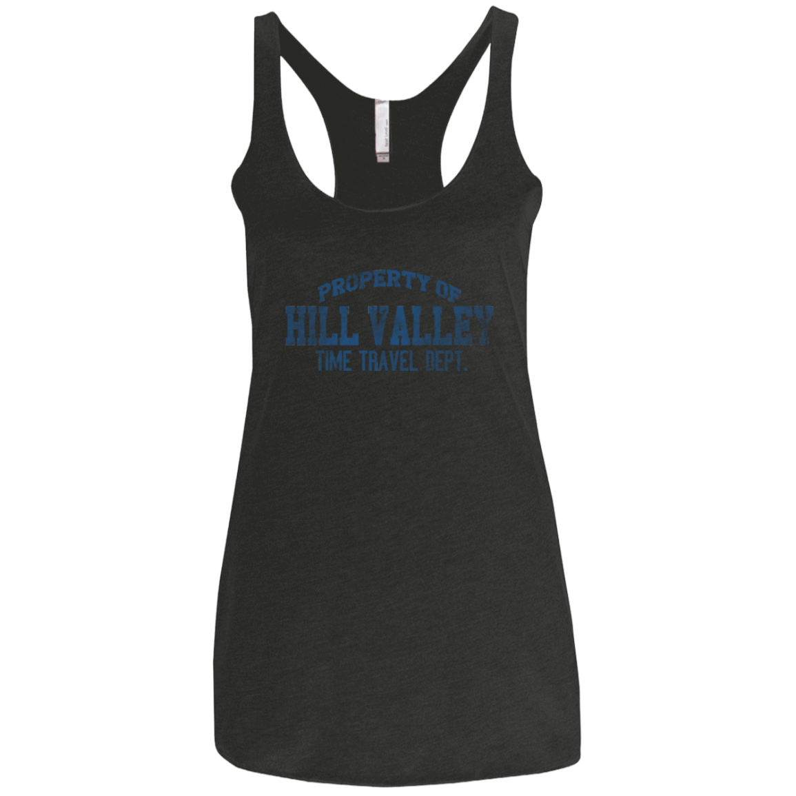 T-Shirts Vintage Black / X-Small Hill Valley HS Women's Triblend Racerback Tank