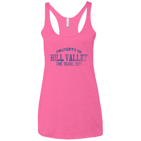T-Shirts Vintage Pink / X-Small Hill Valley HS Women's Triblend Racerback Tank