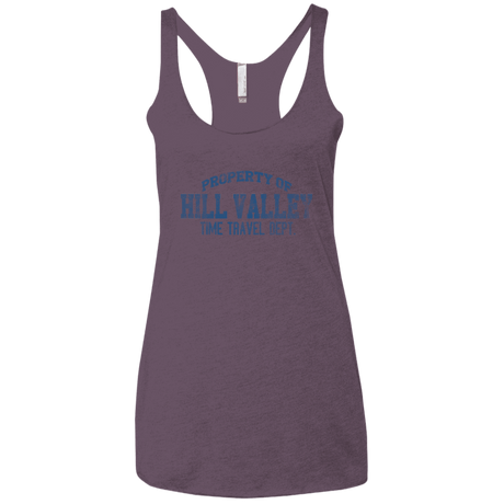 T-Shirts Vintage Purple / X-Small Hill Valley HS Women's Triblend Racerback Tank