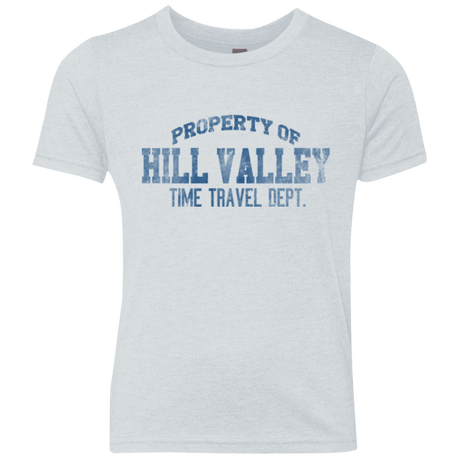 T-Shirts Heather White / YXS Hill Valley HS Youth Triblend T-Shirt