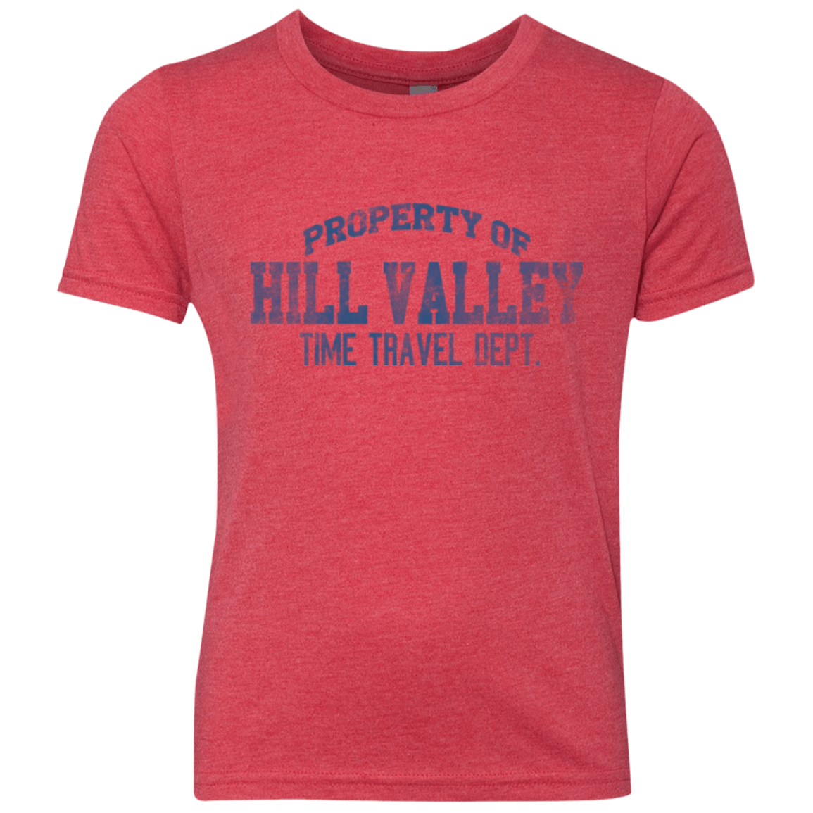 T-Shirts Vintage Red / YXS Hill Valley HS Youth Triblend T-Shirt
