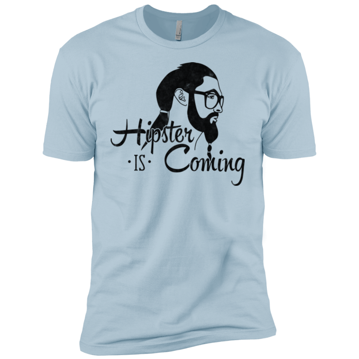 T-Shirts Light Blue / YXS Hipster is Coming Boys Premium T-Shirt