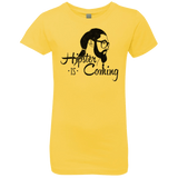 T-Shirts Vibrant Yellow / YXS Hipster is Coming Girls Premium T-Shirt