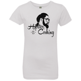 T-Shirts White / YXS Hipster is Coming Girls Premium T-Shirt