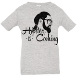 T-Shirts Heather / 6 Months Hipster is Coming Infant Premium T-Shirt