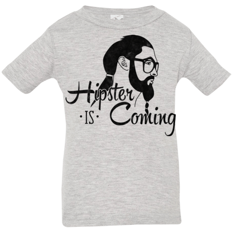 T-Shirts Heather / 6 Months Hipster is Coming Infant Premium T-Shirt