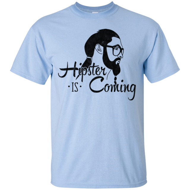 T-Shirts Light Blue / Small Hipster is Coming T-Shirt