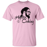 T-Shirts Light Pink / Small Hipster is Coming T-Shirt