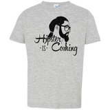 T-Shirts Heather / 2T Hipster is Coming Toddler Premium T-Shirt