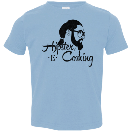 T-Shirts Light Blue / 2T Hipster is Coming Toddler Premium T-Shirt