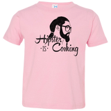 T-Shirts Pink / 2T Hipster is Coming Toddler Premium T-Shirt