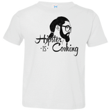 T-Shirts White / 2T Hipster is Coming Toddler Premium T-Shirt