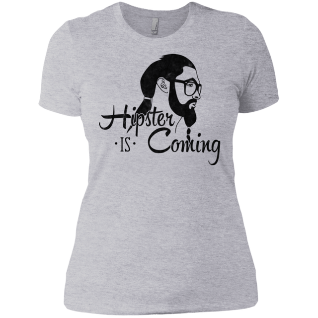 T-Shirts Heather Grey / X-Small Hipster is Coming Women's Premium T-Shirt