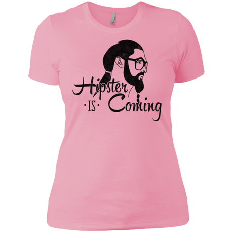 T-Shirts Light Pink / X-Small Hipster is Coming Women's Premium T-Shirt