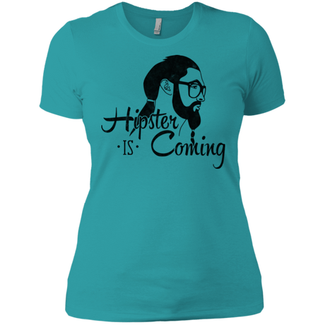 T-Shirts Tahiti Blue / X-Small Hipster is Coming Women's Premium T-Shirt