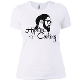 T-Shirts White / X-Small Hipster is Coming Women's Premium T-Shirt