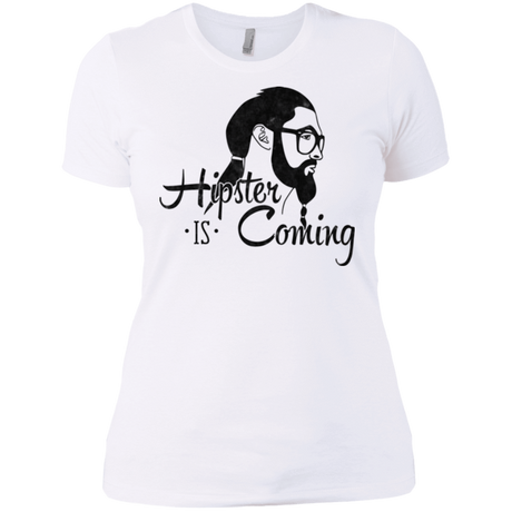 T-Shirts White / X-Small Hipster is Coming Women's Premium T-Shirt