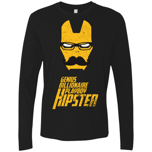 T-Shirts Black / S HIPSTER Men's Premium Long Sleeve