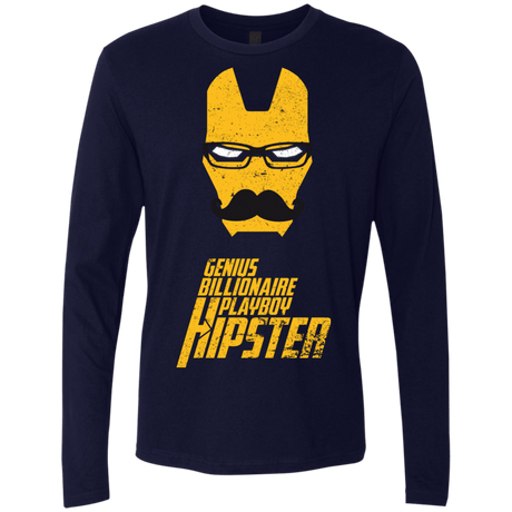 T-Shirts Midnight Navy / S HIPSTER Men's Premium Long Sleeve