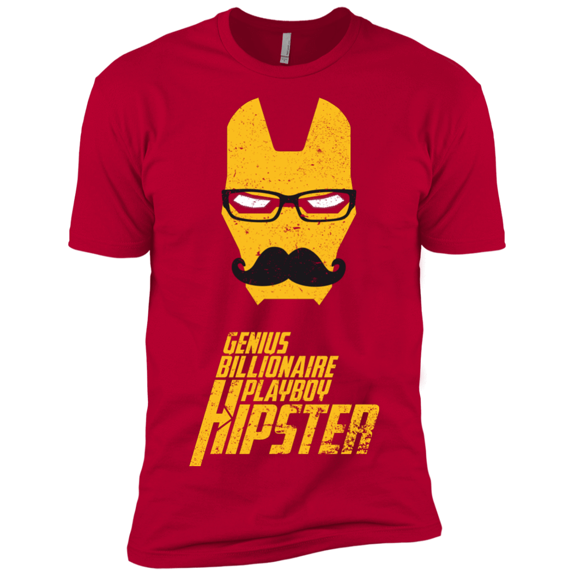 T-Shirts Red / X-Small HIPSTER Men's Premium T-Shirt
