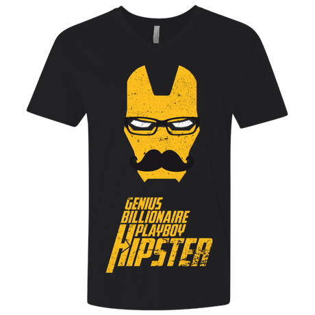 T-Shirts Black / X-Small HIPSTER Men's Premium V-Neck
