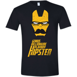 T-Shirts Black / X-Small HIPSTER Men's Semi-Fitted Softstyle