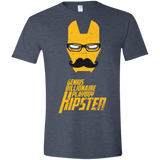 T-Shirts Heather Navy / S HIPSTER Men's Semi-Fitted Softstyle