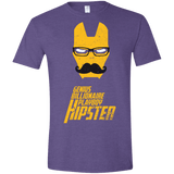 T-Shirts Heather Purple / S HIPSTER Men's Semi-Fitted Softstyle