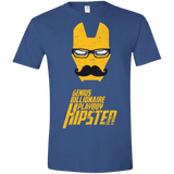 T-Shirts Heather Royal / X-Small HIPSTER Men's Semi-Fitted Softstyle