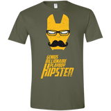 T-Shirts Military Green / S HIPSTER Men's Semi-Fitted Softstyle