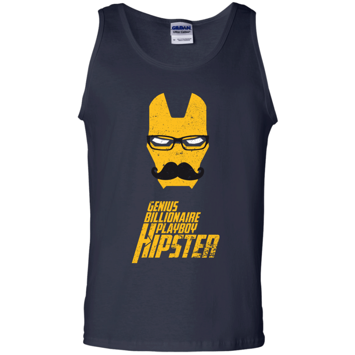 T-Shirts Navy / S HIPSTER Men's Tank Top