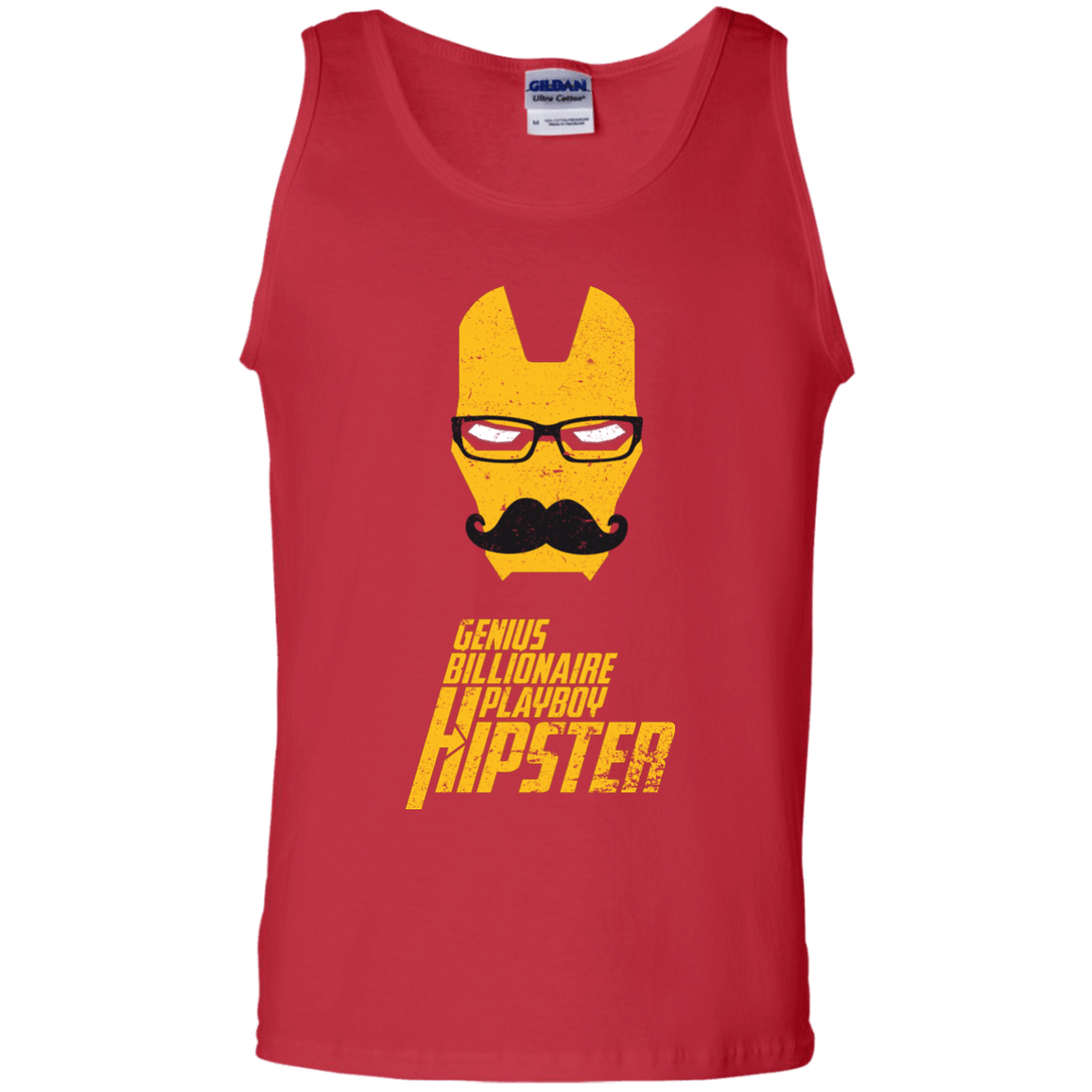 T-Shirts Red / S HIPSTER Men's Tank Top